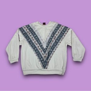 Vintage Separate Issue Floral Pearl Sweatshirt